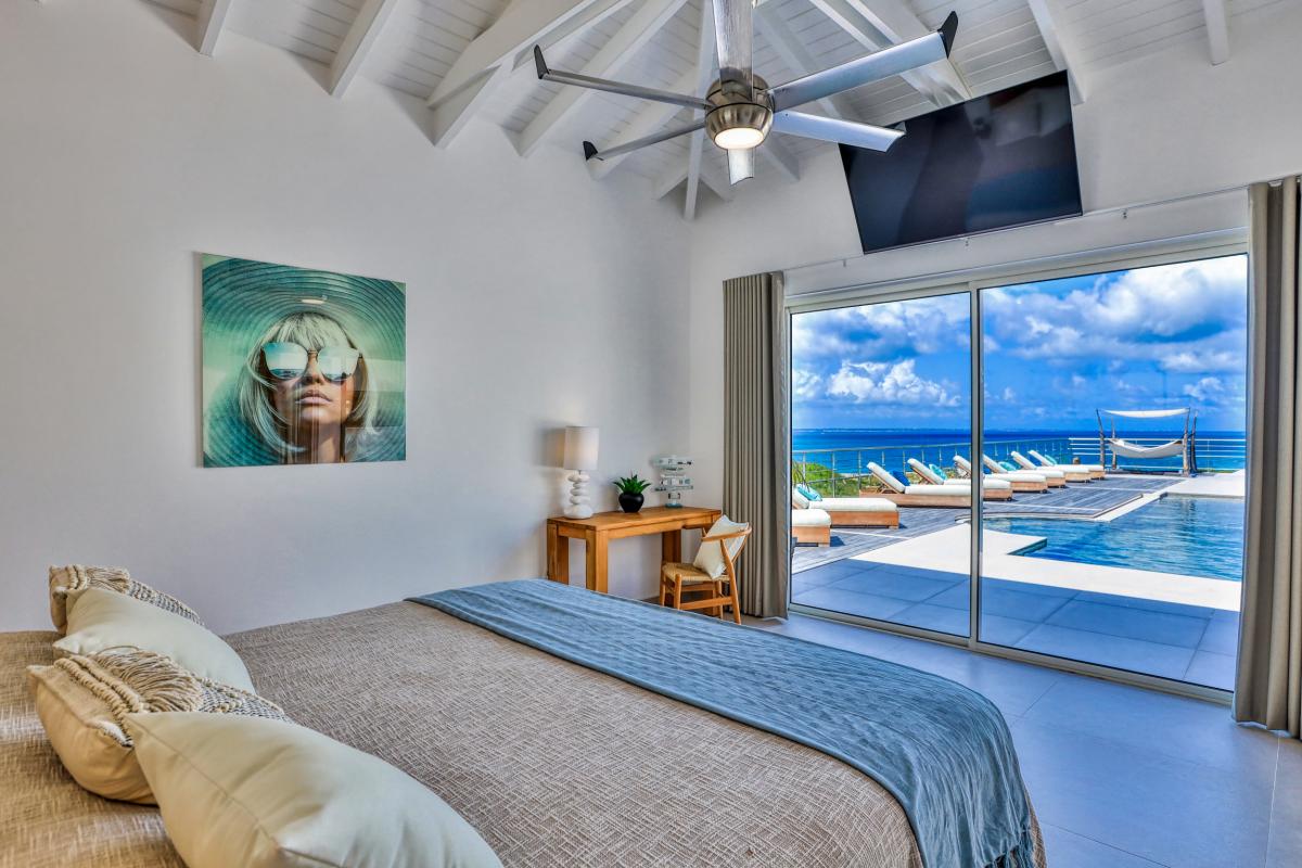 82_VillaAzurDream Location villa st Martin Terres Basse 7 chambres 14 personnes avec piscine et vue mer_33